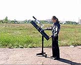 Наблюдение солнечного затмения в самодельный телескоп