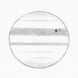 Зарисовка Юпитера